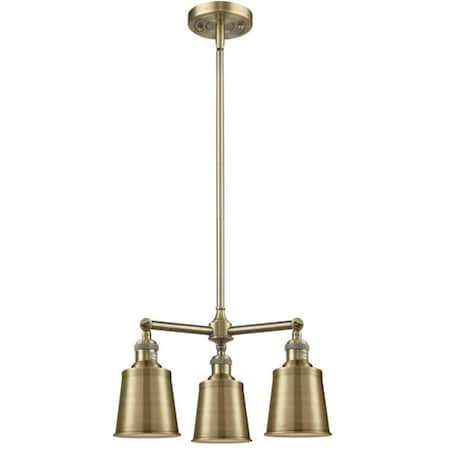 Innovations Lighting 3 Light Vintage Dimmable Led Chandelier 207-BBB-M9-LED